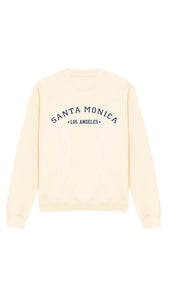 Santa Monica Oversized Sweatshirt in Vanilla