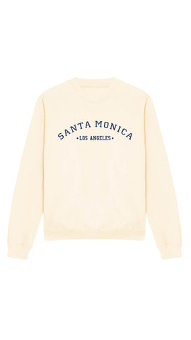 Santa Monica Oversized Sweatshirt in Vanilla