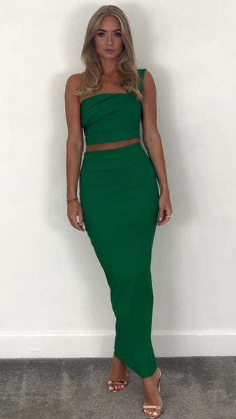 Hana Emerald Skirt