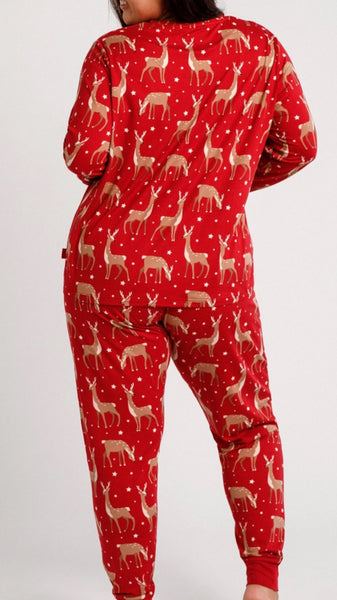 Curve Reindeer Legging Pyjama Set