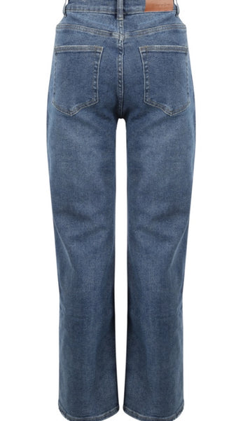 Lux Blue Denim Striaght Leg Jeans