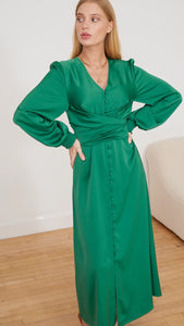 Jovonna Musa Green Dress