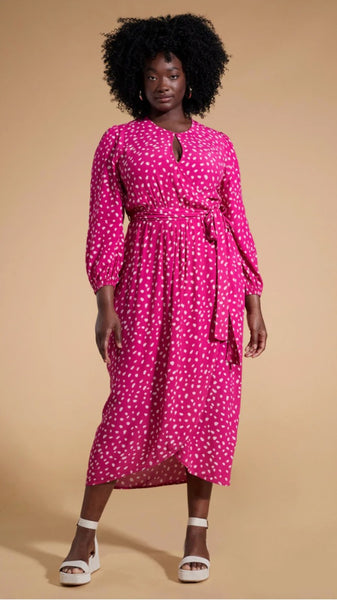 Dancing Leopard Odd Dot Pink Mabel Dress