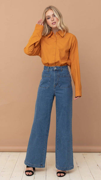 Biance Front Pocket Jeans