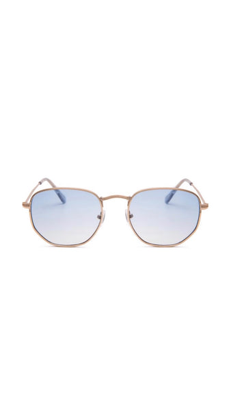 Jeepers Peeper Blue Lenses Squate Sunglasses