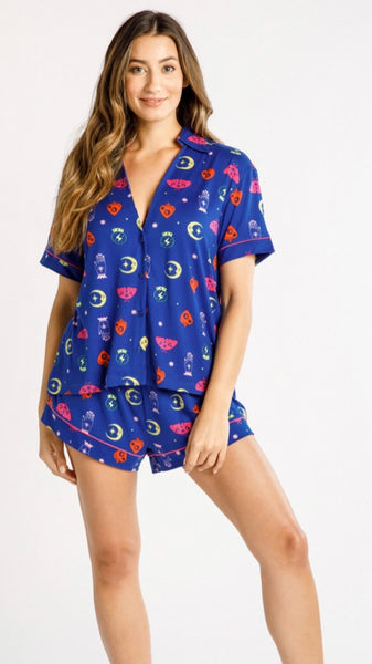 Crystal Gazer Button Up Pyjama