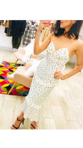 Glamorous White Heart Print Cami Slip Dress