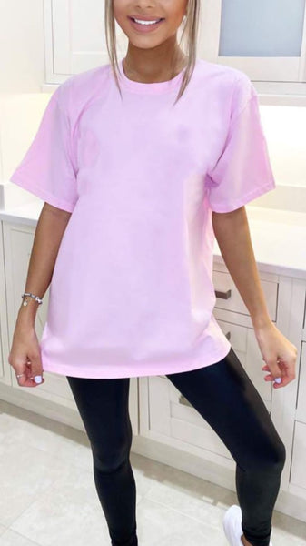 Oversized Los Angeles Pink T-Shirt