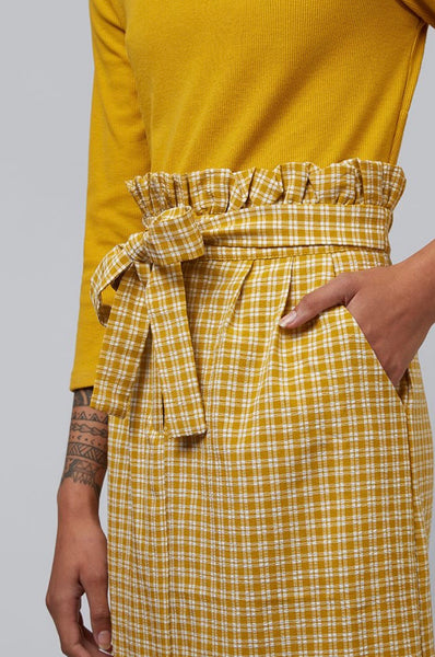 Louche Prescilla Gingham Pencil Skirt