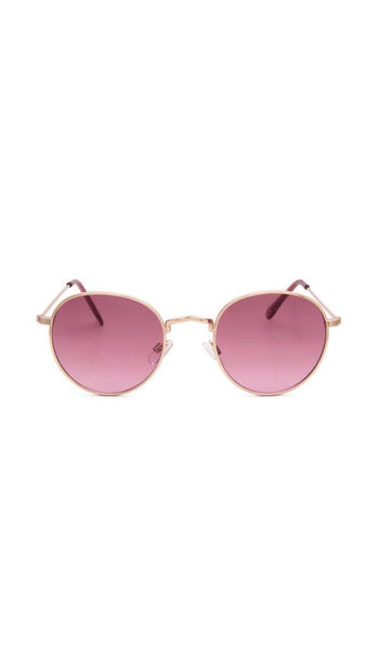 Jeepers Peepers Classic Round with Pink Lense Sunglasses