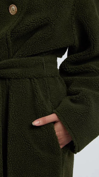 Louche Laurent Borg Green Coat