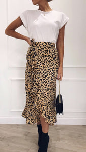 Pretty Lavish Lulu Leopard Skirt